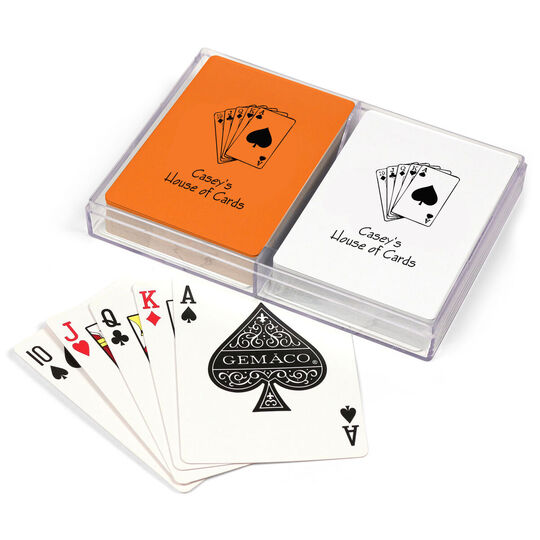 Royal Flush Double Deck Playing Cards